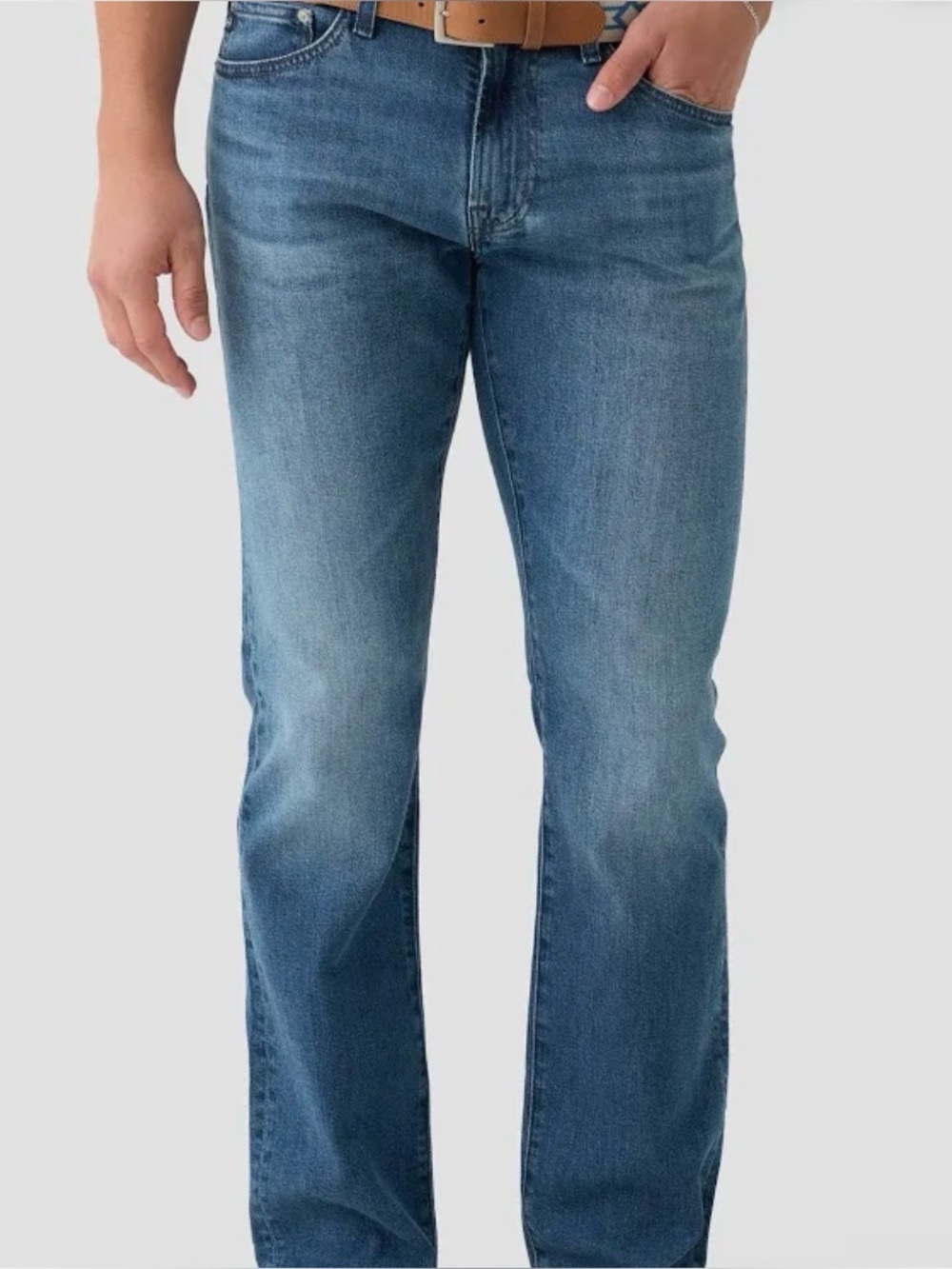 Men's Classic Straight Leg Jeans - Blue Adriano Holdschmiel